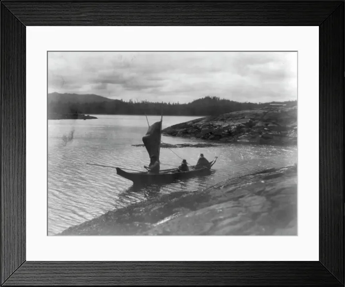 Framed Print : Sailing-Qagyuhl, c1914. Creator: Edward Sheriff Curtis Framed Print : Sailing-Qagyuhl, c1914. Creator: Edward Sheriff Curtis