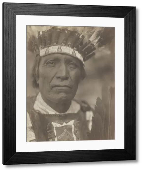 Framed Print : Long Rock (Two Kettle), 1907. Creator: Edward Sheriff Curtis Framed Print : Long Rock (Two Kettle), 1907. Creator: Edward Sheriff Curtis