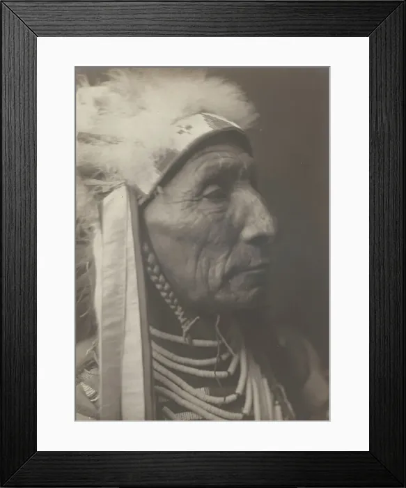 Framed Print : Lone Crow, 1908. Creator: Edward Sheriff Curtis Framed Print : Lone Crow, 1908. Creator: Edward Sheriff Curtis