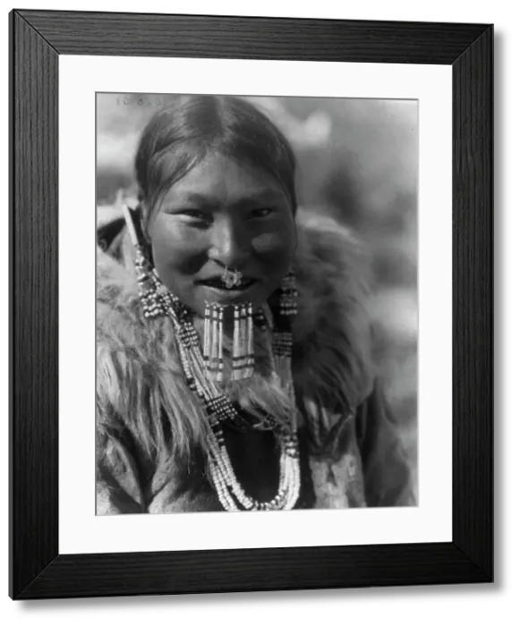 Framed Print : Kenowun-Nunivak, c1929. Creator: Edward Sheriff Curtis Framed Print : Kenowun-Nunivak, c1929. Creator: Edward Sheriff Curtis