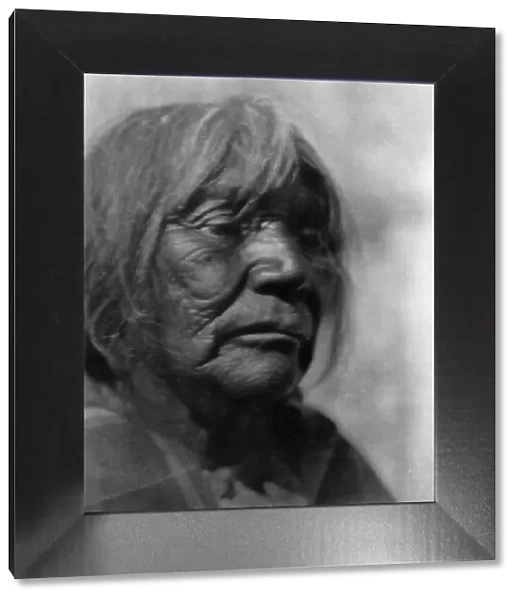 A Washo woman, c1924. Creator: Edward Sheriff Curtis