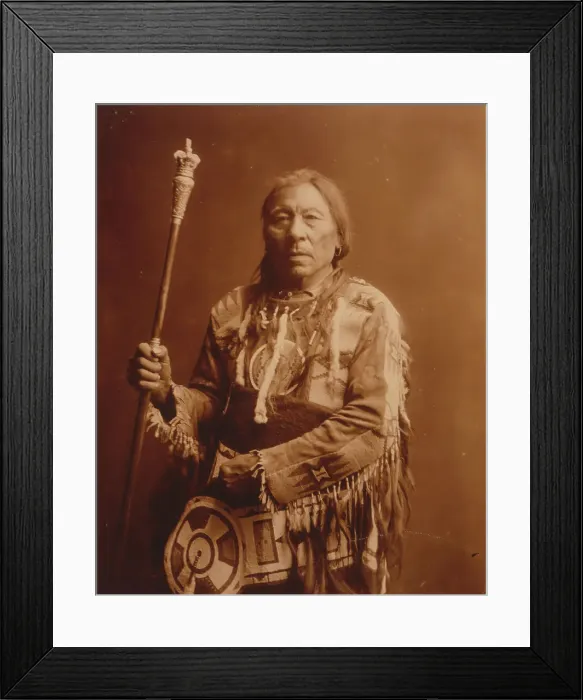 Framed Print : Running Rabbit, c1900. Creator: Edward Sheriff Curtis Framed Print : Running Rabbit, c1900. Creator: Edward Sheriff Curtis