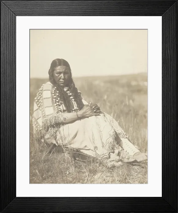 Framed Print : Strikes Back, 1910. Creator: Edward Sheriff Curtis Framed Print : Strikes Back, 1910. Creator: Edward Sheriff Curtis