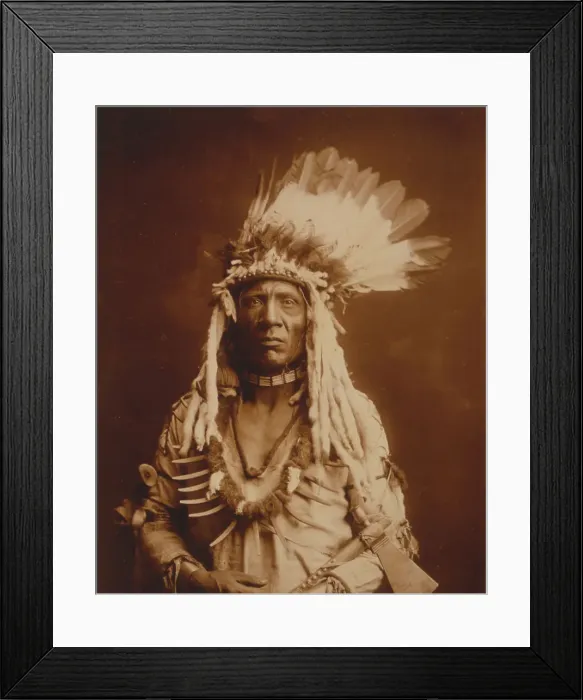 Framed Print : Weasel Tail-Piegan, c1900. Creator: Edward Sheriff Curtis Framed Print : Weasel Tail-Piegan, c1900. Creator: Edward Sheriff Curtis