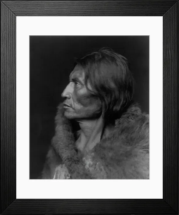 Framed Print : Mosquito Hawk-Assiniboin, c1908. Creator: Edward Sheriff Curtis Framed Print : Mosquito Hawk-Assiniboin, c1908. Creator: Edward Sheriff Curtis