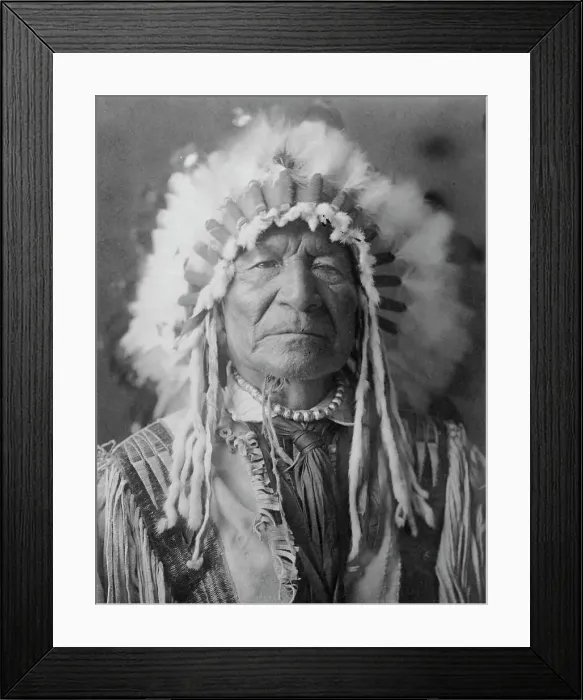 Framed Print : Sitting Bear-Arikara, c1908. Creator: Edward Sheriff Curtis Framed Print : Sitting Bear-Arikara, c1908. Creator: Edward Sheriff Curtis