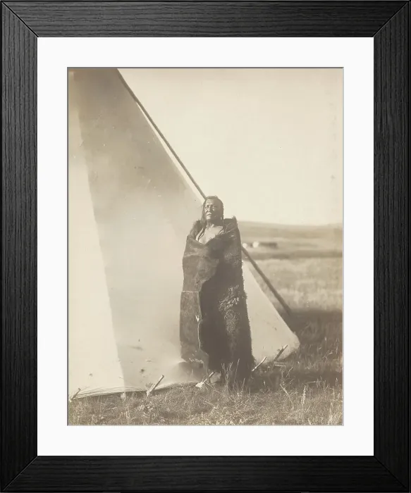 Framed Print : Mountain Chief, 1910. Creator: Edward Sheriff Curtis Framed Print : Mountain Chief, 1910. Creator: Edward Sheriff Curtis
