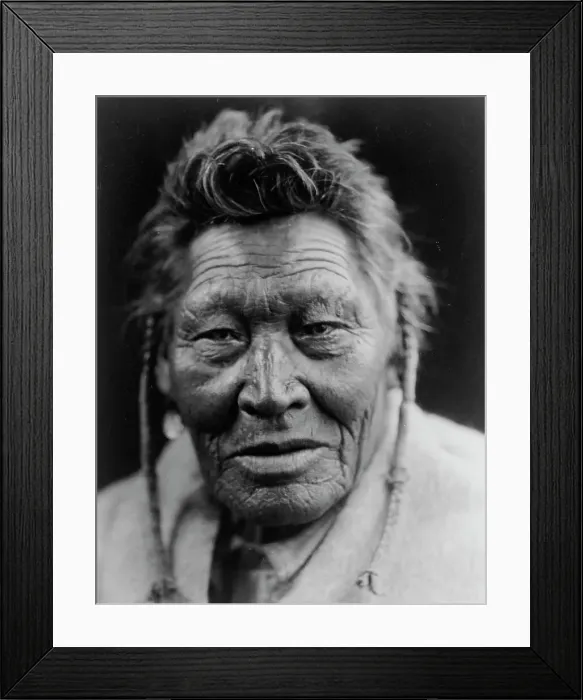 Framed Print : Tsaassi-Mis-salla ('Crow with Necklace')-Sarsi, c1927. Creator: Edward Sheriff Curtis. Tsaassi-Mis-salla ('Crow with Necklace')-Sarsi, c1927. Creator: Edward Sheriff Curtis Framed Print : Tsaassi-Mis-salla ('Crow with Necklace')-Sarsi, c1927. Creator: Edward Sheriff Curtis. Tsaassi-Mis-salla ('Crow with Necklace')-Sarsi, c1927. Creator: Edward Sheriff Curtis