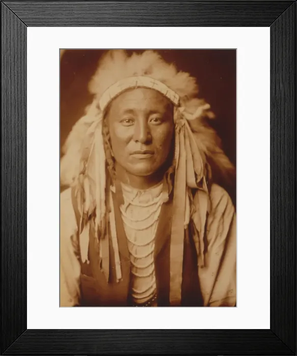 Framed Print : Sings in the Mountains, c1905. Creator: Edward Sheriff Curtis Framed Print : Sings in the Mountains, c1905. Creator: Edward Sheriff Curtis