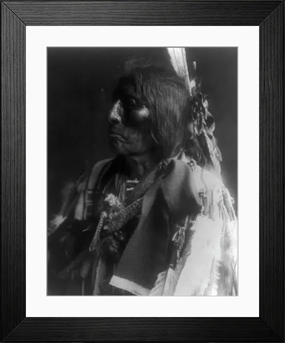 Framed Print : Slow Bull-Ogalala [sic], c1907. Creator: Edward Sheriff Curtis