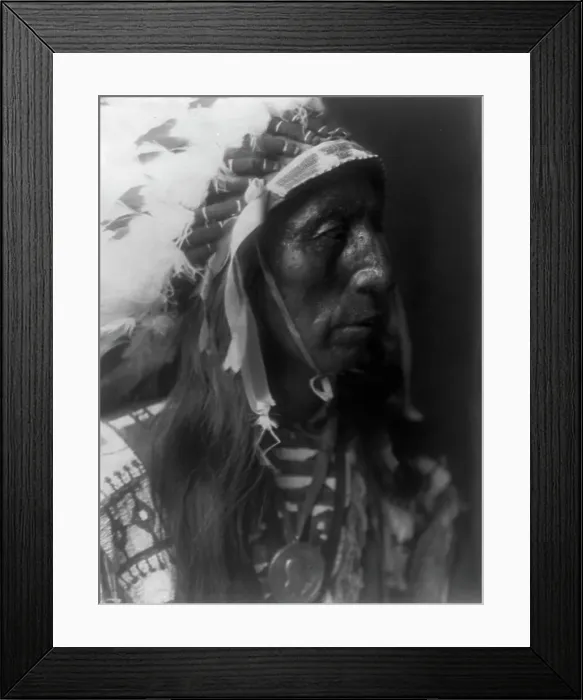 Framed Print : Jack Red Cloud-Ogalala [sic], c1907. Creator: Edward Sheriff Curtis