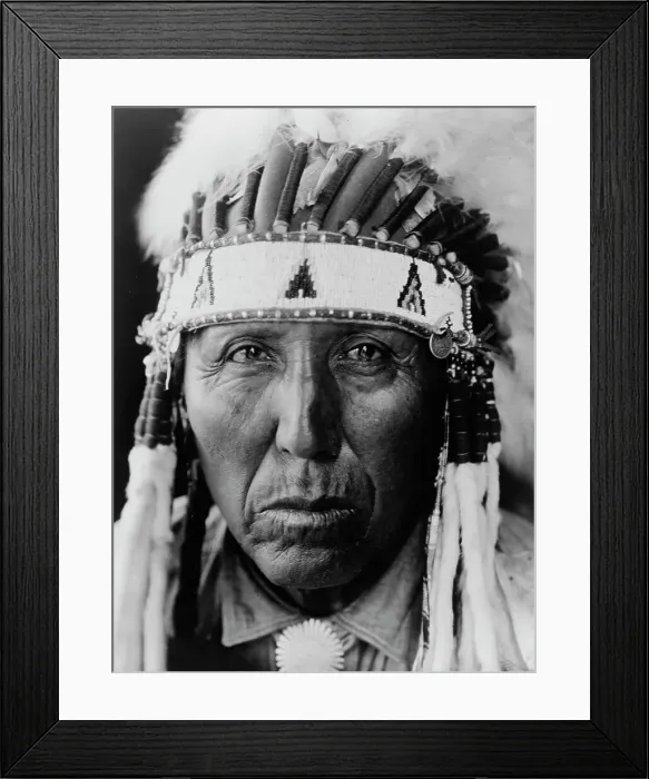 Framed Print : Red Bird-Cheyenne, c1927. Creator: Edward Sheriff Curtis Framed Print : Red Bird-Cheyenne, c1927. Creator: Edward Sheriff Curtis