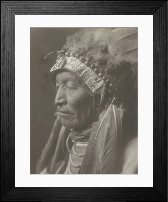 Framed Print : Old Tail, 1908. Creator: Edward Sheriff Curtis Framed Print : Old Tail, 1908. Creator: Edward Sheriff Curtis