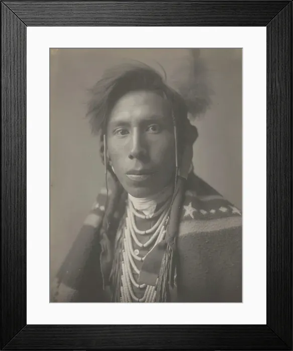 Framed Print : Scout That Returns, 1908. Creator: Edward Sheriff Curtis