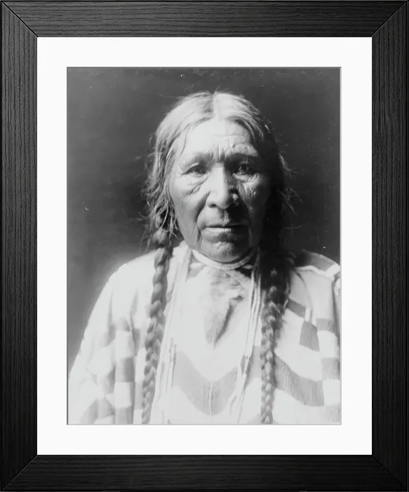 Framed Print : Daughter of Tamahus-Cayuse, c1910. Creator: Edward Sheriff Curtis Framed Print : Daughter of Tamahus-Cayuse, c1910. Creator: Edward Sheriff Curtis