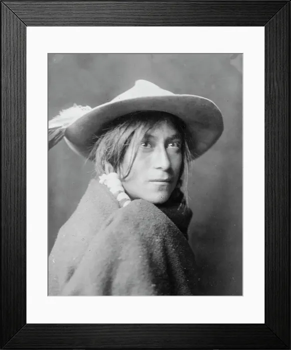 Framed Print : Whyay-Ring, c1905. Creator: Edward Sheriff Curtis Framed Print : Whyay-Ring, c1905. Creator: Edward Sheriff Curtis