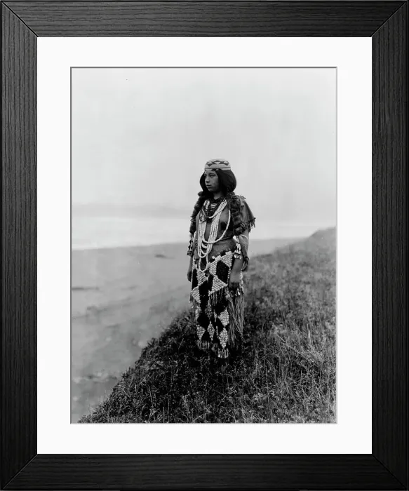 Framed Print : On the shores of the Pacific-Tolowa, c1923. Creator: Edward Sheriff Curtis Framed Print : On the shores of the Pacific-Tolowa, c1923. Creator: Edward Sheriff Curtis