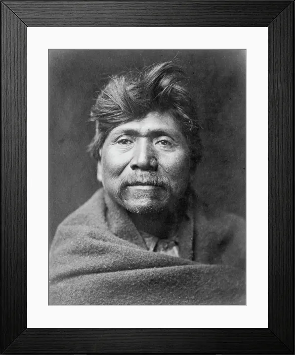 Framed Print : Pachilawa-Walapai chief, c1907. Creator: Edward Sheriff Curtis Framed Print : Pachilawa-Walapai chief, c1907. Creator: Edward Sheriff Curtis