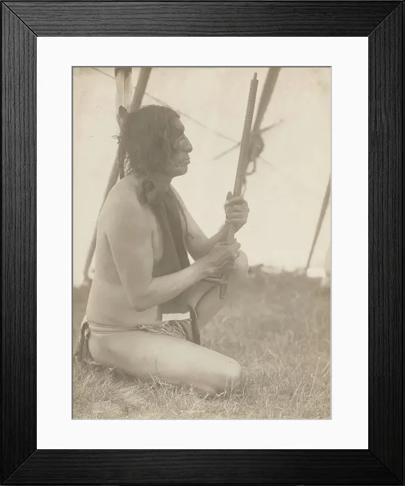 Framed Print : Slow Bull, 1907. Creator: Edward Sheriff Curtis Framed Print : Slow Bull, 1907. Creator: Edward Sheriff Curtis