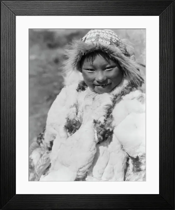 Framed Print : Uyowutcha-Nunivak, c1929. Creator: Edward Sheriff Curtis Framed Print : Uyowutcha-Nunivak, c1929. Creator: Edward Sheriff Curtis