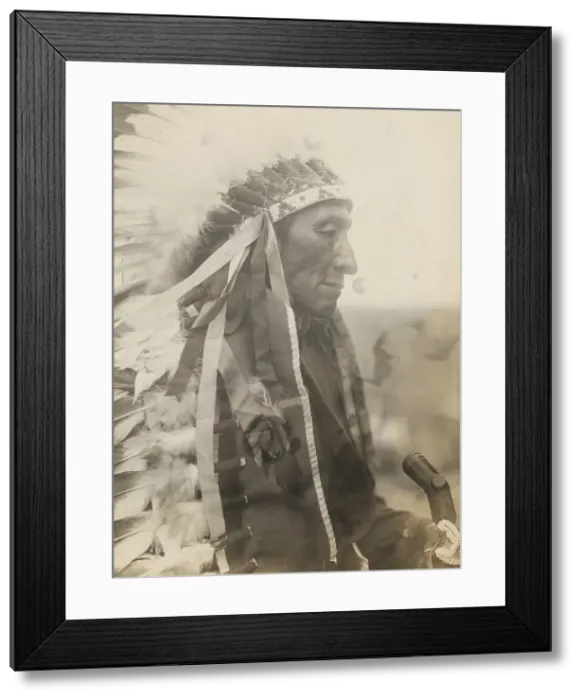 Framed Print : Stinking Bear, 1905. Creator: Edward Sheriff Curtis Framed Print : Stinking Bear, 1905. Creator: Edward Sheriff Curtis