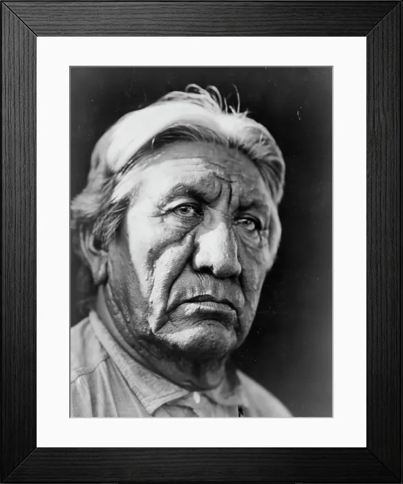 Framed Print : Rueben Taylor (Isotofhuts)-Cheyenne, c1927. Creator: Edward Sheriff Curtis Framed Print : Rueben Taylor (Isotofhuts)-Cheyenne, c1927. Creator: Edward Sheriff Curtis