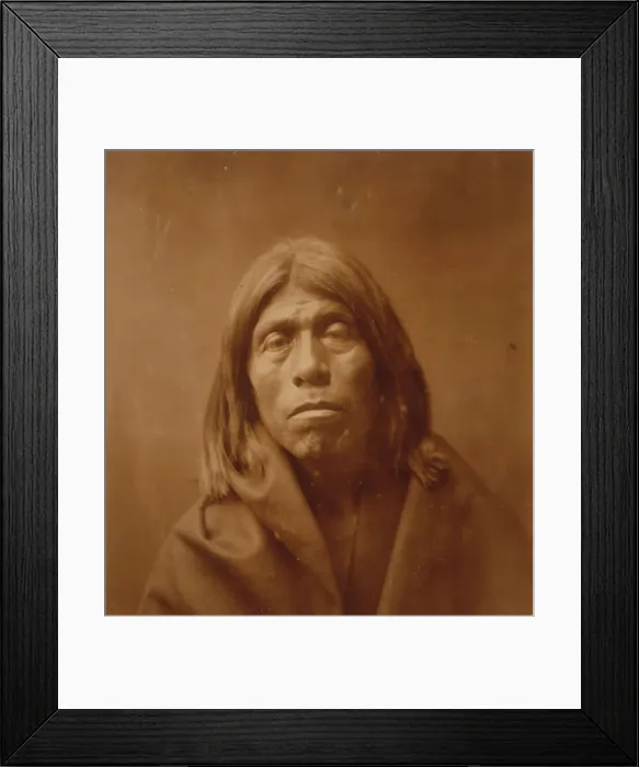 Framed Print : Quniaika-Mohave, c1903. Creator: Edward Sheriff Curtis Framed Print : Quniaika-Mohave, c1903. Creator: Edward Sheriff Curtis