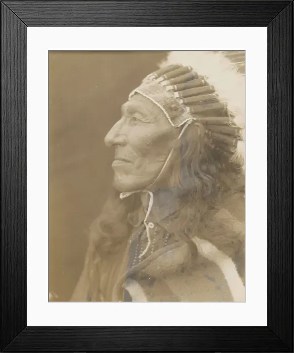 Framed Print : Red Shirt, 1905. Creator: Edward Sheriff Curtis Framed Print : Red Shirt, 1905. Creator: Edward Sheriff Curtis