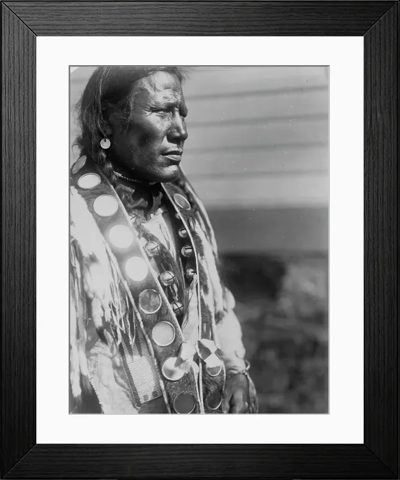Framed Print : Mike Shortman, c1910. Creator: Edward Sheriff Curtis Framed Print : Mike Shortman, c1910. Creator: Edward Sheriff Curtis