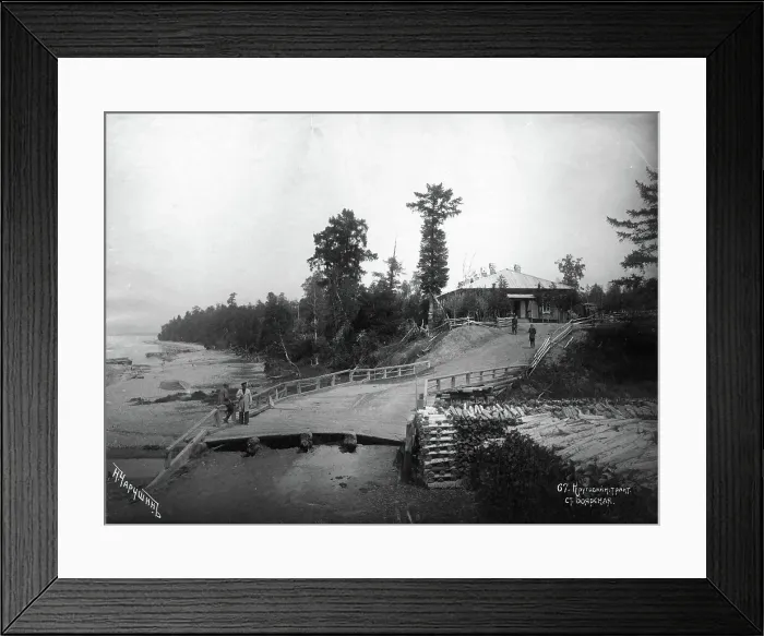 Framed Print : Circum-Baikal trade route. Boyarskaya station, end of 19th century. Creator: Nikolai Apollonovich Charushin Framed Print : Circum-Baikal trade route. Boyarskaya station, end of 19th century. Creator: Nikolai Apollonovich Charushin