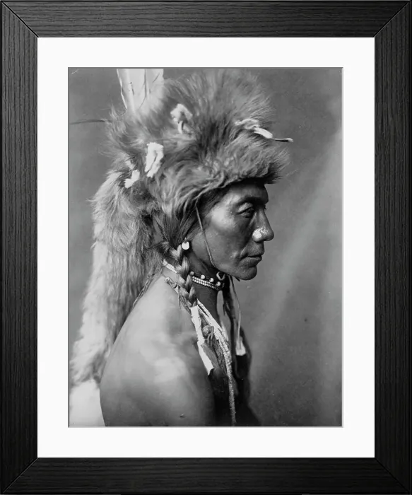 Framed Print : Yellow Kidney, Piegan, c1910. Creator: Edward Sheriff Curtis Framed Print : Yellow Kidney, Piegan, c1910. Creator: Edward Sheriff Curtis