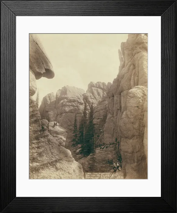 Framed Print : Lake Harney Peaks, near Custer City, SD, on B & M Ry, 1891. Creator: John C. H. Grabill. Lake Harney Peaks, near Custer City, SD, on B & M Ry, 1891. Creator: John C. H. Grabill Framed Print : Lake Harney Peaks, near Custer City, SD, on B & M Ry, 1891. Creator: John C. H. Grabill. Lake Harney Peaks, near Custer City, SD, on B & M Ry, 1891. Creator: John C. H. Grabill
