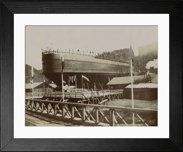 Framed Print : Ice-Breaking Ferry Baikal, 1899. Creator: Akselrod. Ice-Breaking Ferry Baikal, 1899. Creator: Akselrod Framed Print : Ice-Breaking Ferry Baikal, 1899. Creator: Akselrod. Ice-Breaking Ferry Baikal, 1899. Creator: Akselrod