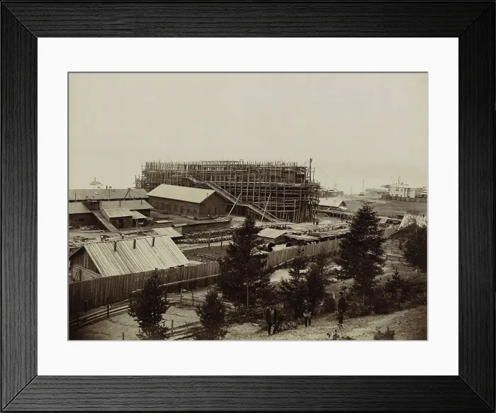 Framed Print : Ice-Breaking Ferry Baikal, 1899. Creator: Akselrod. Ice-Breaking Ferry Baikal, 1899. Creator: Akselrod Framed Print : Ice-Breaking Ferry Baikal, 1899. Creator: Akselrod. Ice-Breaking Ferry Baikal, 1899. Creator: Akselrod
