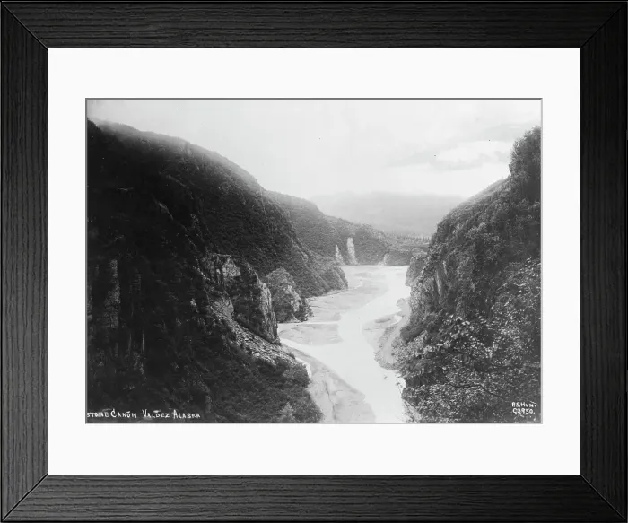 Framed Print : Keystone Canyon, between c1900 and c1930. Creator: Hunt, Phinney S Framed Print : Keystone Canyon, between c1900 and c1930. Creator: Hunt, Phinney S