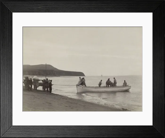 Framed Print : Unloading of the Provisions, 20 July, 1889. Creator: Unknown Framed Print : Unloading of the Provisions, 20 July, 1889. Creator: Unknown