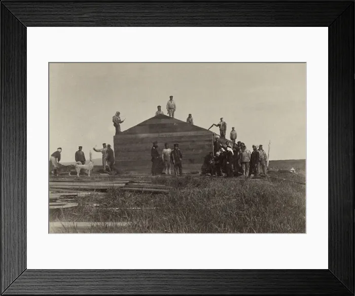Framed Print : View of a House from the Side, 14 July, 1889. Creator: Unknown Framed Print : View of a House from the Side, 14 July, 1889. Creator: Unknown