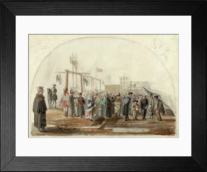 Framed Print : How we spend Easter. N 3. 2nd half of 19th century. Creator: Mikhail Znamensky Framed Print : How we spend Easter. N 3. 2nd half of 19th century. Creator: Mikhail Znamensky