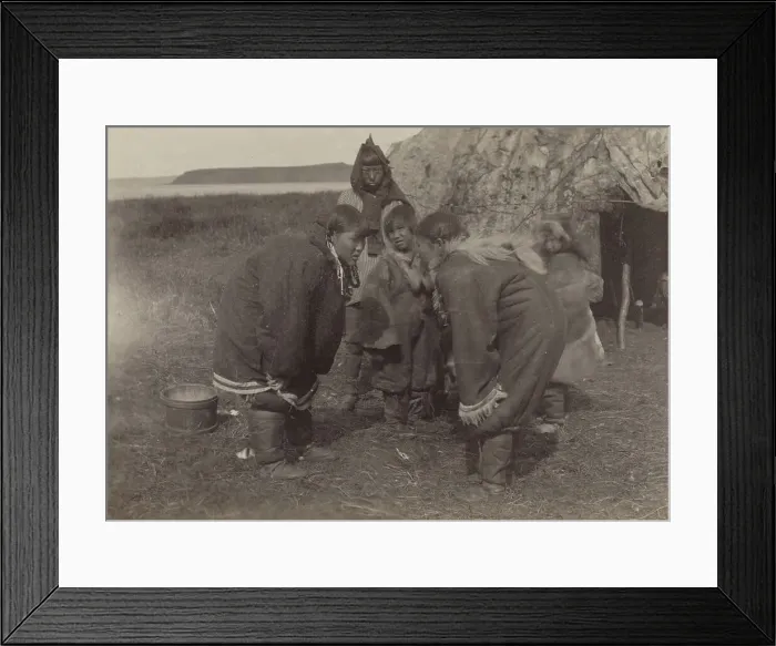 Framed Print : Chukchi Dance, 1889. Creator: Unknown Framed Print : Chukchi Dance, 1889. Creator: Unknown