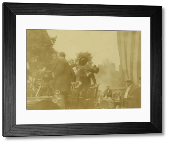 Framed Print : Russians leaving Portsmouth, 1905. Creator: Nathan Lazarnick Framed Print : Russians leaving Portsmouth, 1905. Creator: Nathan Lazarnick
