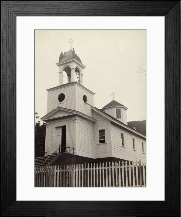 Framed Print : A Church in Petropavlovsk, 1889. Creator: Unknown Framed Print : A Church in Petropavlovsk, 1889. Creator: Unknown