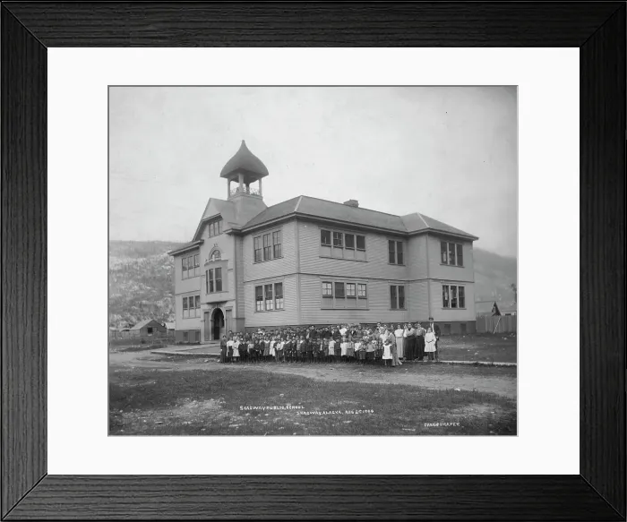 Framed Print : Public school, 1906. Creator: Case & Draper. Public school, 1906. Creator: Case & Draper Framed Print : Public school, 1906. Creator: Case & Draper. Public school, 1906. Creator: Case & Draper