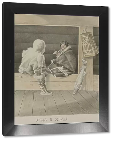 Khant man and woman, 1862-1887. Creator: Mikhail Znamensky