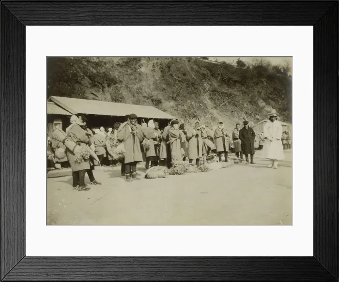 Framed Print : Japanese ready to start on march to Seoul, c1904. Creator: Robert Lee Dunn Framed Print : Japanese ready to start on march to Seoul, c1904. Creator: Robert Lee Dunn