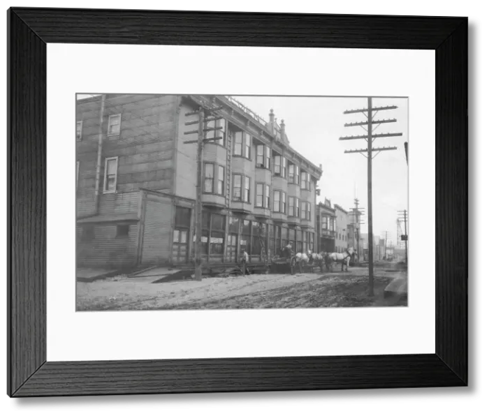 Framed Print : Hotel, between c1900 and 1916. Creator: Unknown Framed Print : Hotel, between c1900 and 1916. Creator: Unknown