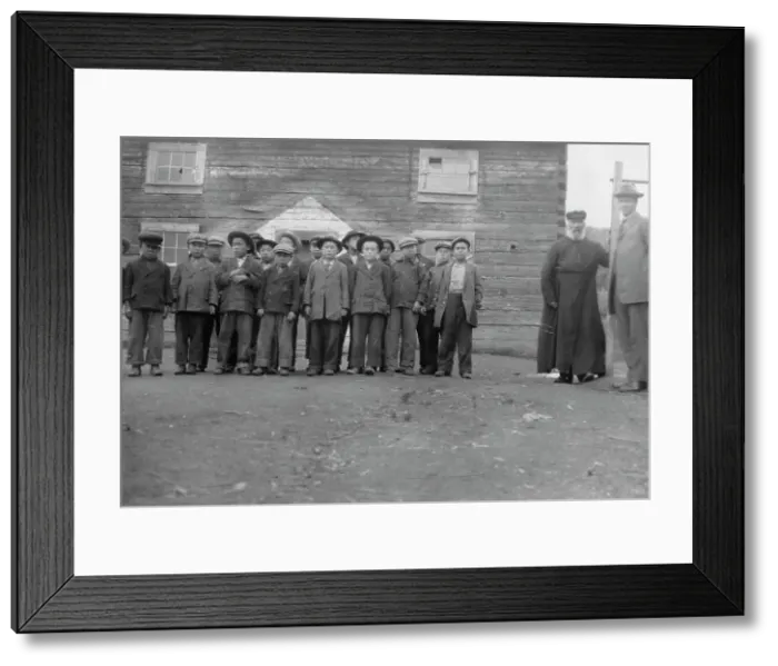 Framed Print : Children of Holy Cross Mission, between c1900 and 1916. Creator: Unknown Framed Print : Children of Holy Cross Mission, between c1900 and 1916. Creator: Unknown