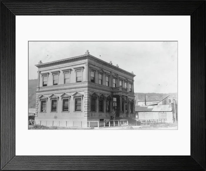 Framed Print : Tanana building, between c1900 and 1916. Creator: Unknown Framed Print : Tanana building, between c1900 and 1916. Creator: Unknown