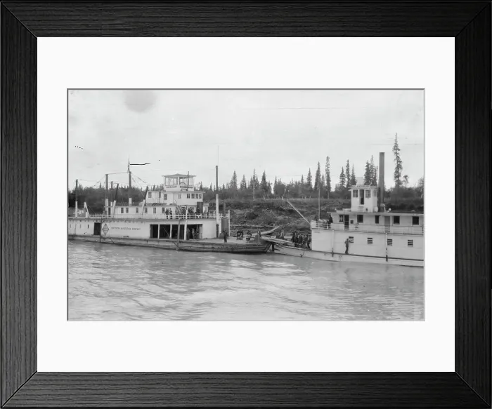 Framed Print : Steamboats, between c1900 and 1916. Creator: Unknown Framed Print : Steamboats, between c1900 and 1916. Creator: Unknown