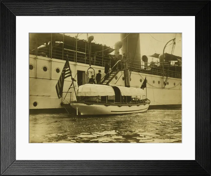 Framed Print : Embarking on the Mayflower, 1905. Creator: Unknown. Embarking on the Mayflower, 1905. Creator: Unknown Framed Print : Embarking on the Mayflower, 1905. Creator: Unknown. Embarking on the Mayflower, 1905. Creator: Unknown