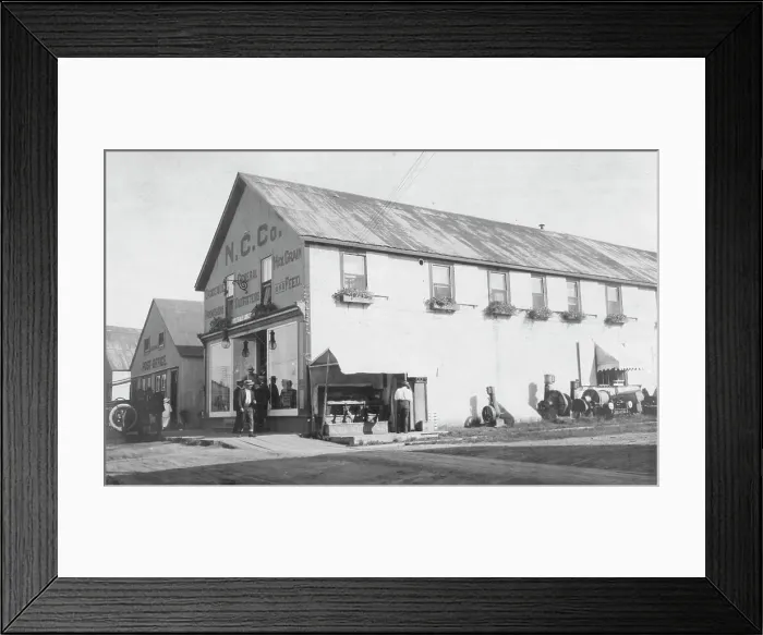 Framed Print : N.C. Co. General Store, between c1900 and 1916. Creator: Unknown Framed Print : N.C. Co. General Store, between c1900 and 1916. Creator: Unknown